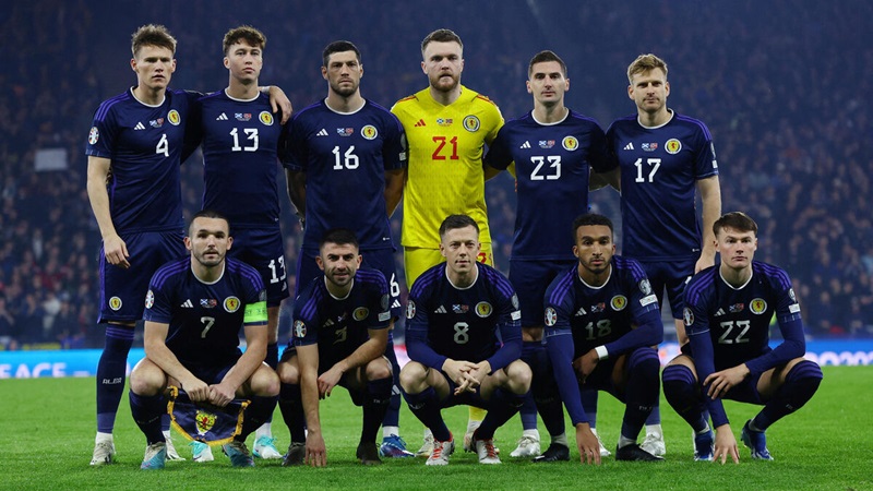 Đội hình thi đấu của Scotland trong mùa giải Euro 2024